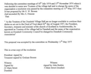 Community Association Constitution